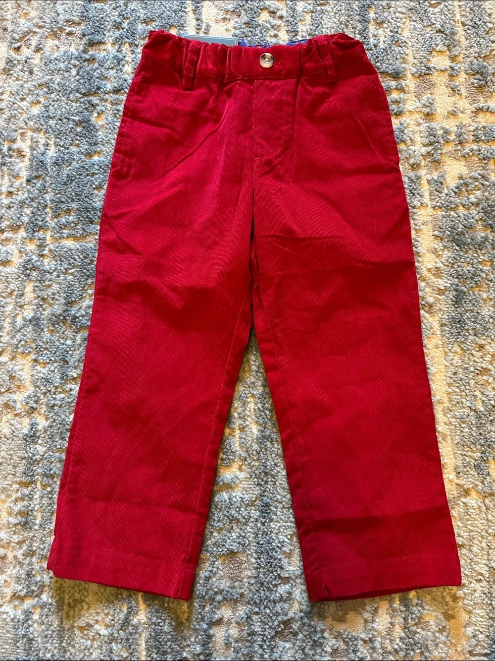 J. Bailey NWT Kids Red Corduroy Pull-On Pants